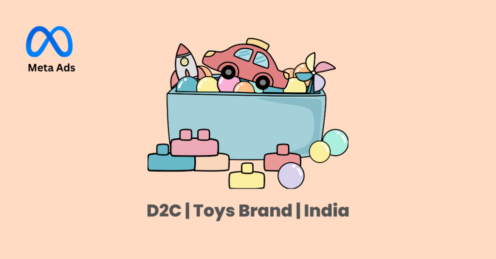 Facebook ads case study for a toys ecommerce brand